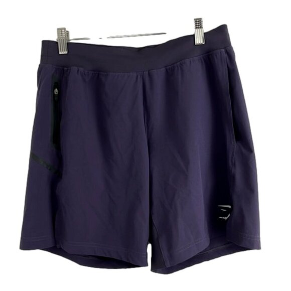 Gymshark Purple Drawstring Shorts - Picture 1 of 10